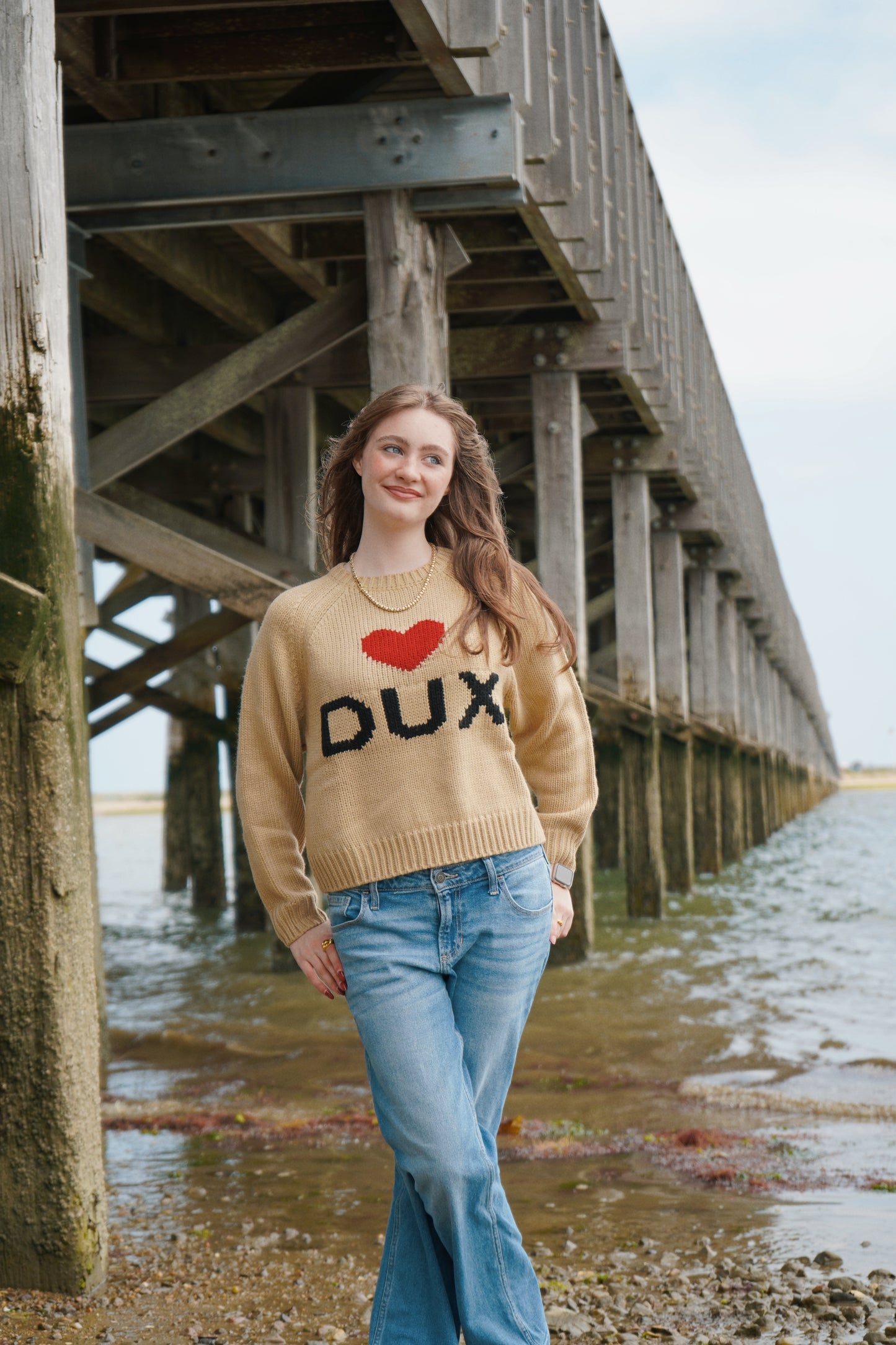 Pink Pineapple Love DUX Sweater