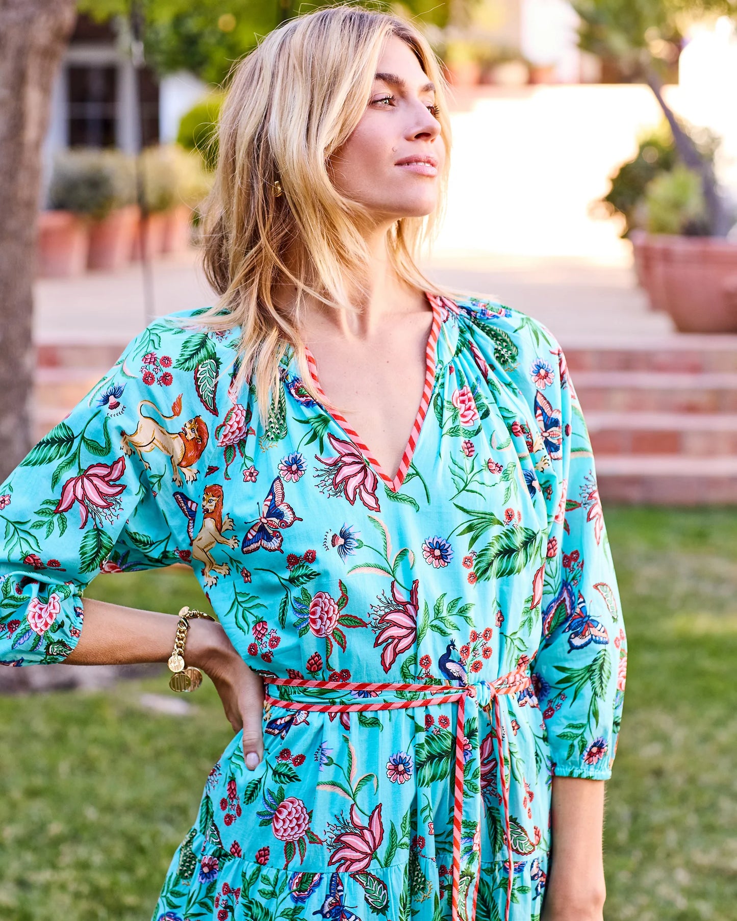 Printfresh Lions & Butterflies Dress