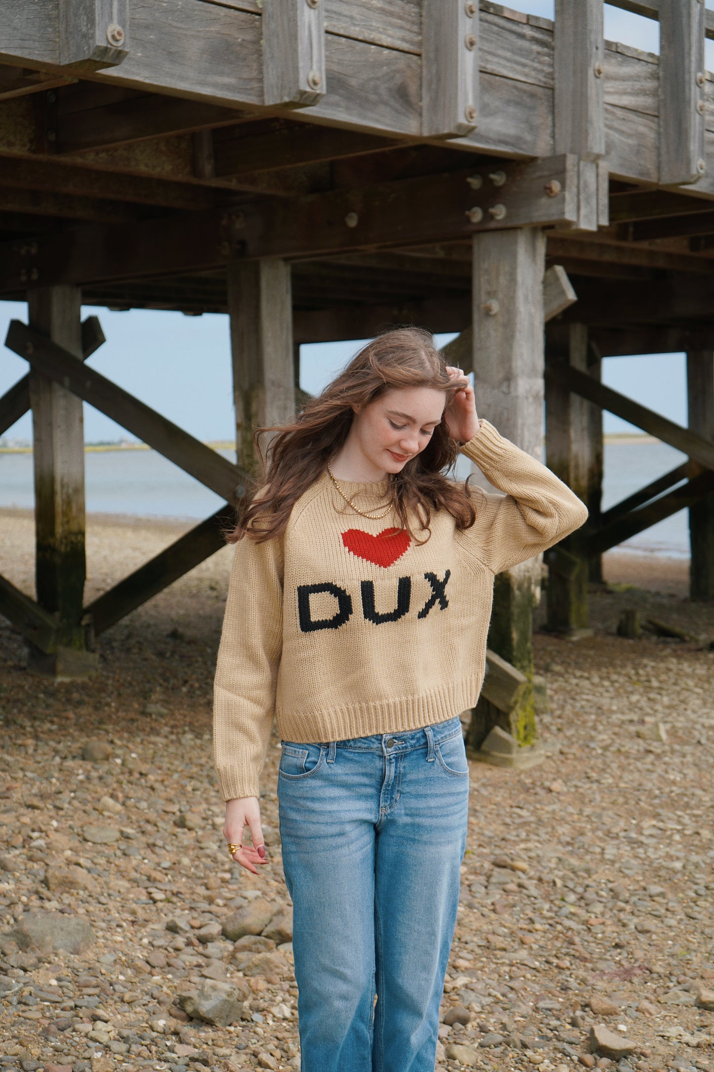 Pink Pineapple Love DUX Sweater