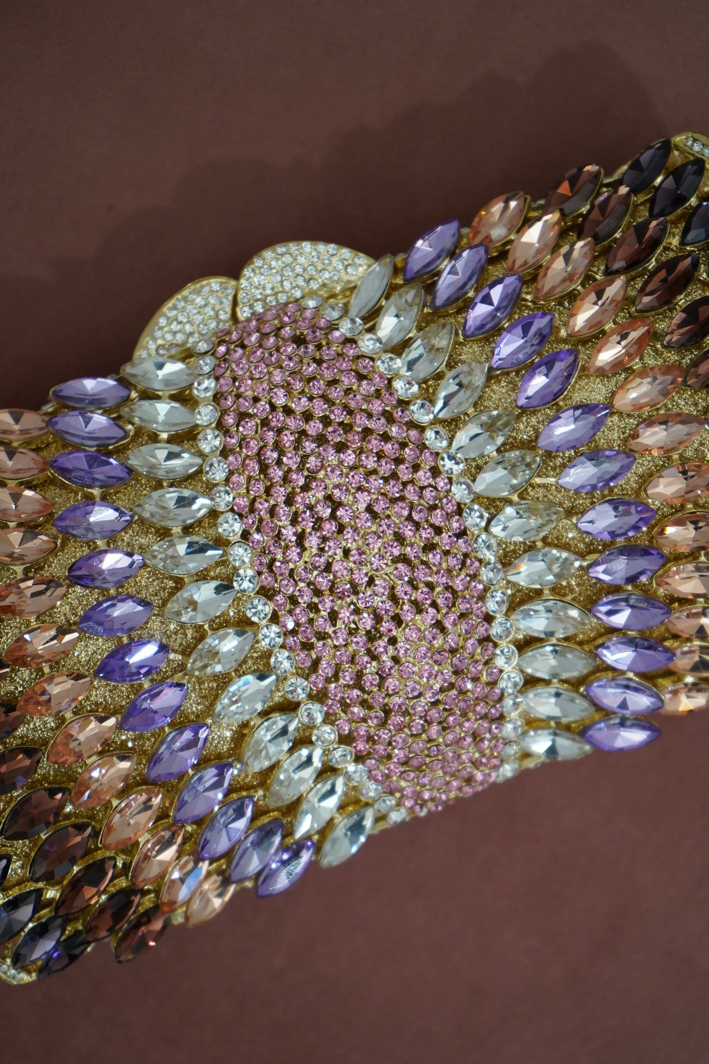 Pink & Purple Rhinestone Purse