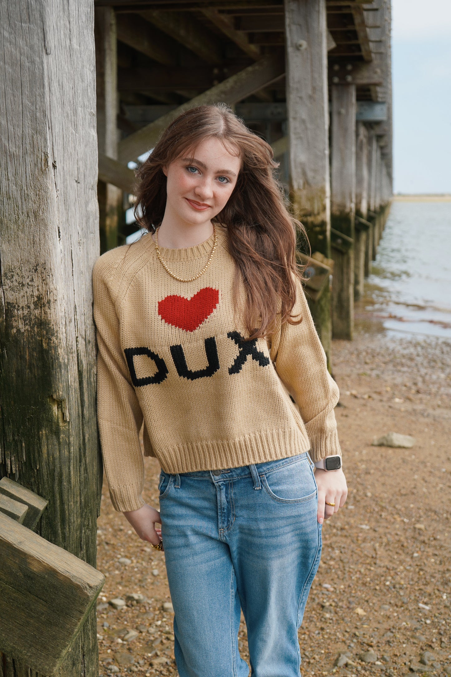 Pink Pineapple Love DUX Sweater