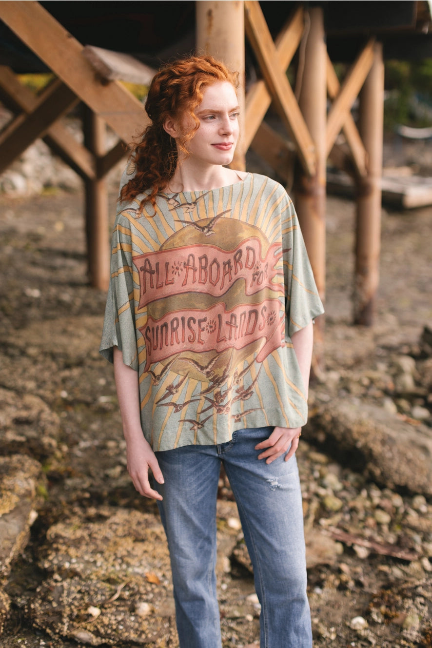 Market of Stars Sunrise Lands Seascape Shirt