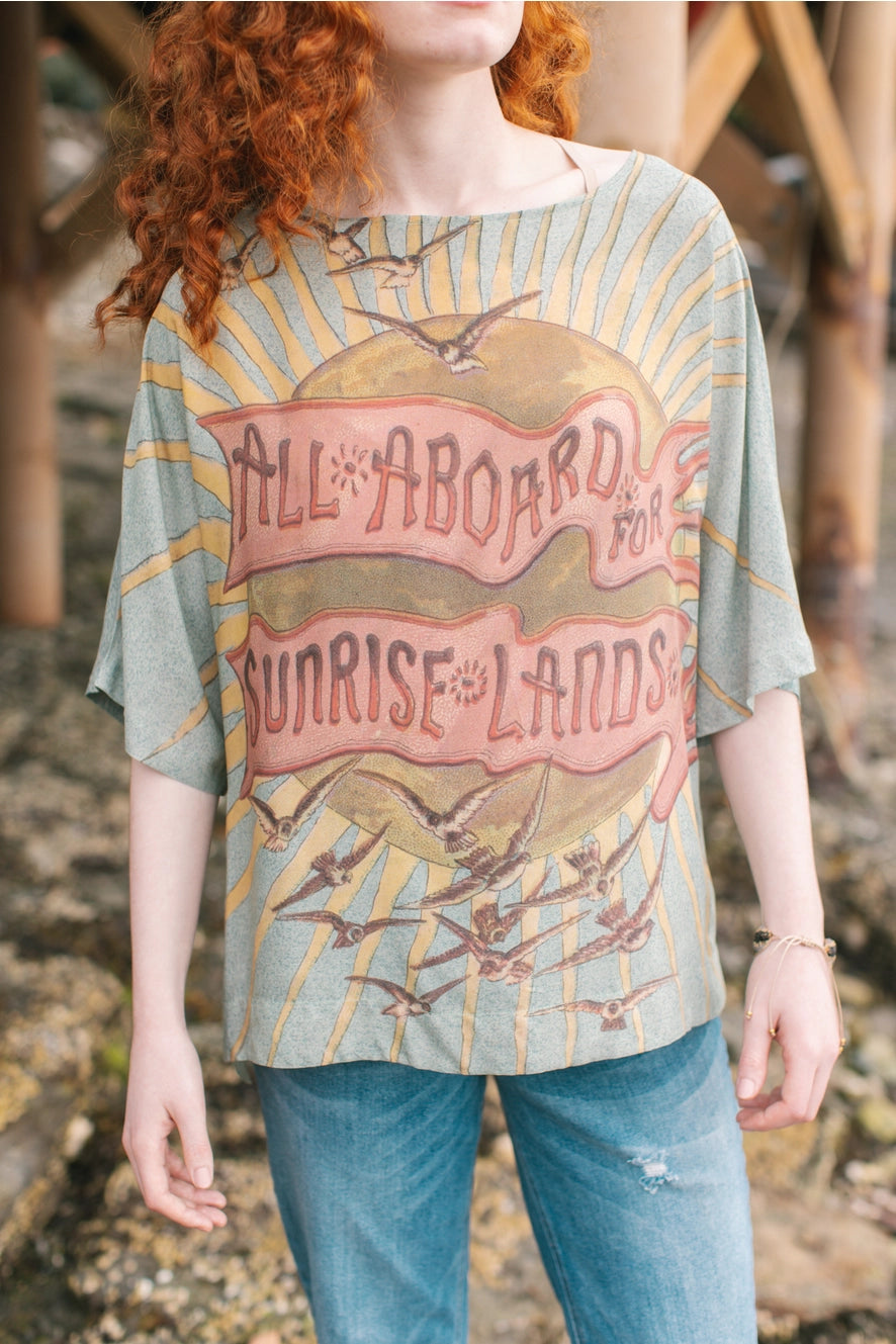 Market of Stars Sunrise Lands Seascape Shirt