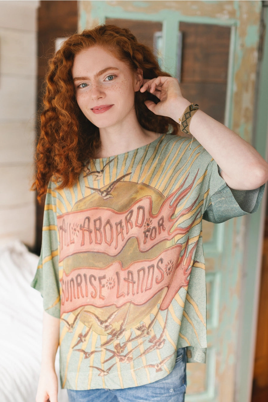 Market of Stars Sunrise Lands Seascape Shirt