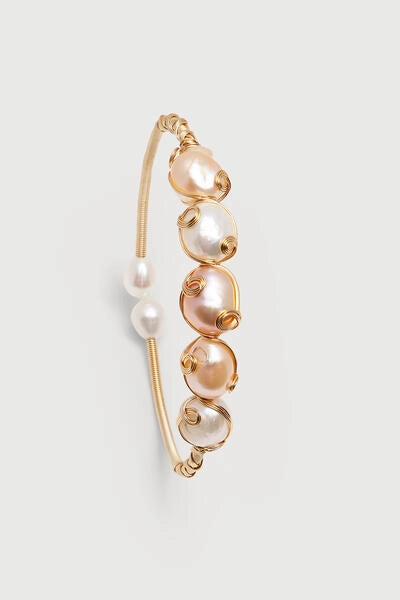 SAACHI Freshwater Pearl Bracelet Cuff