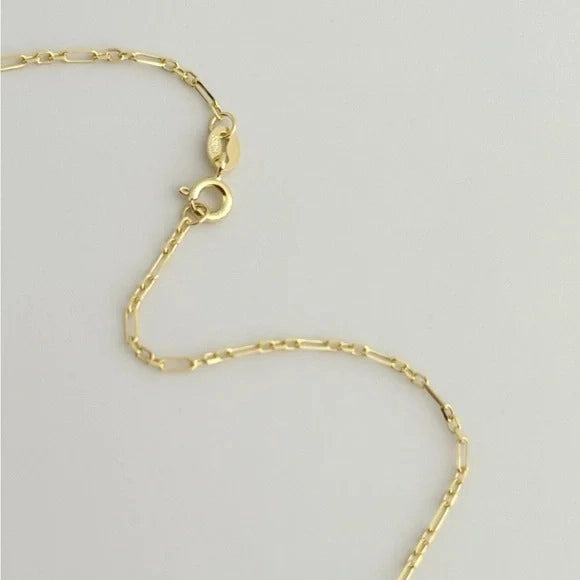 Tramps + Thieves Green Hearts Chain Necklace