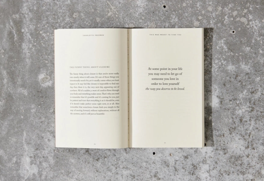 This Was Meant To Find You When You Needed It Most Book by Charlotte Freeman