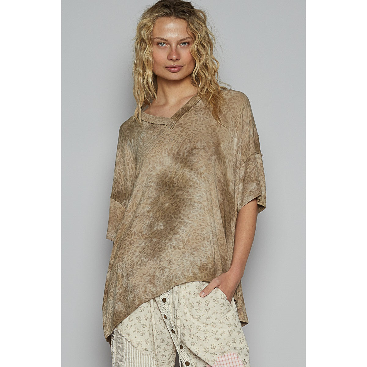 POL Leopard Print T-Shirt