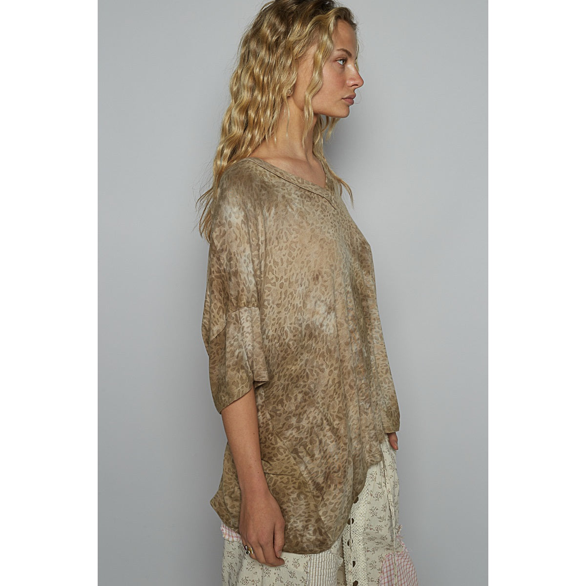 POL Leopard Print T-Shirt