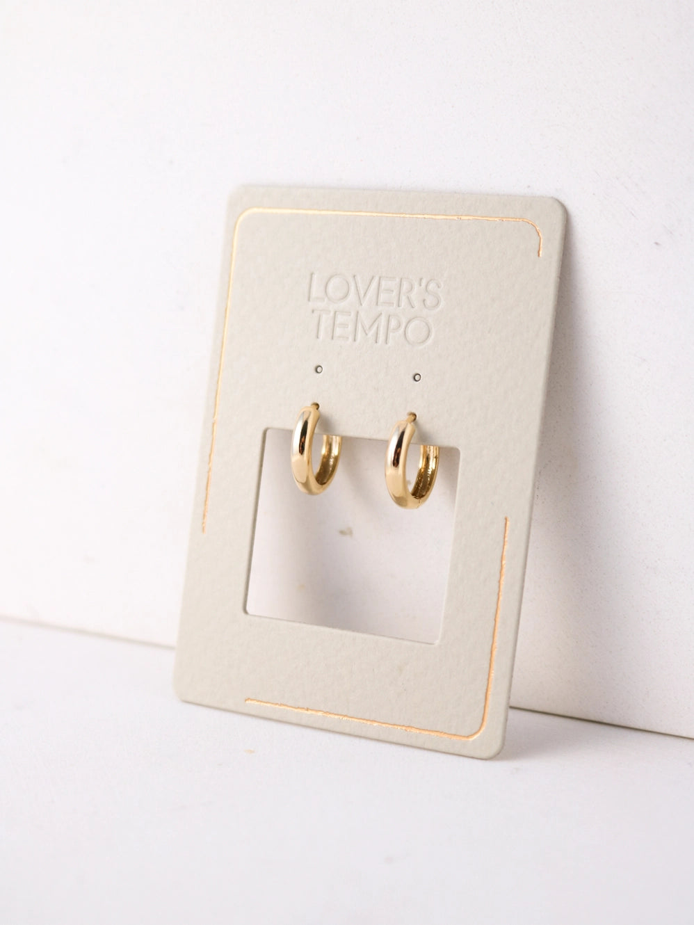 Lover’s Tempo 15mm Gold Hoop Earrings