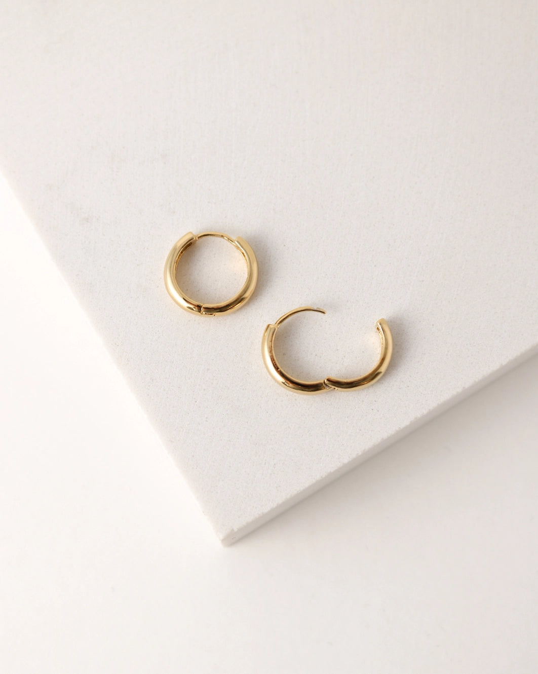 Lover’s Tempo 15mm Gold Hoop Earrings