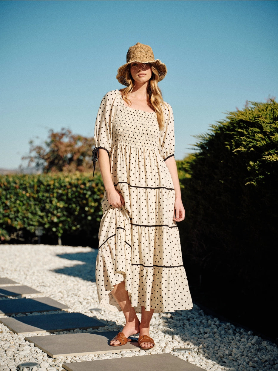 Aaron & Amber Polka Dot Dress