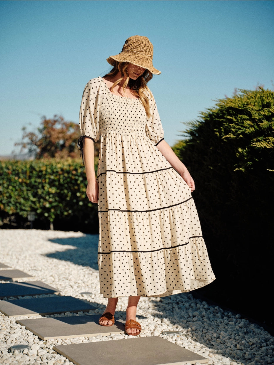 Aaron & Amber Polka Dot Dress