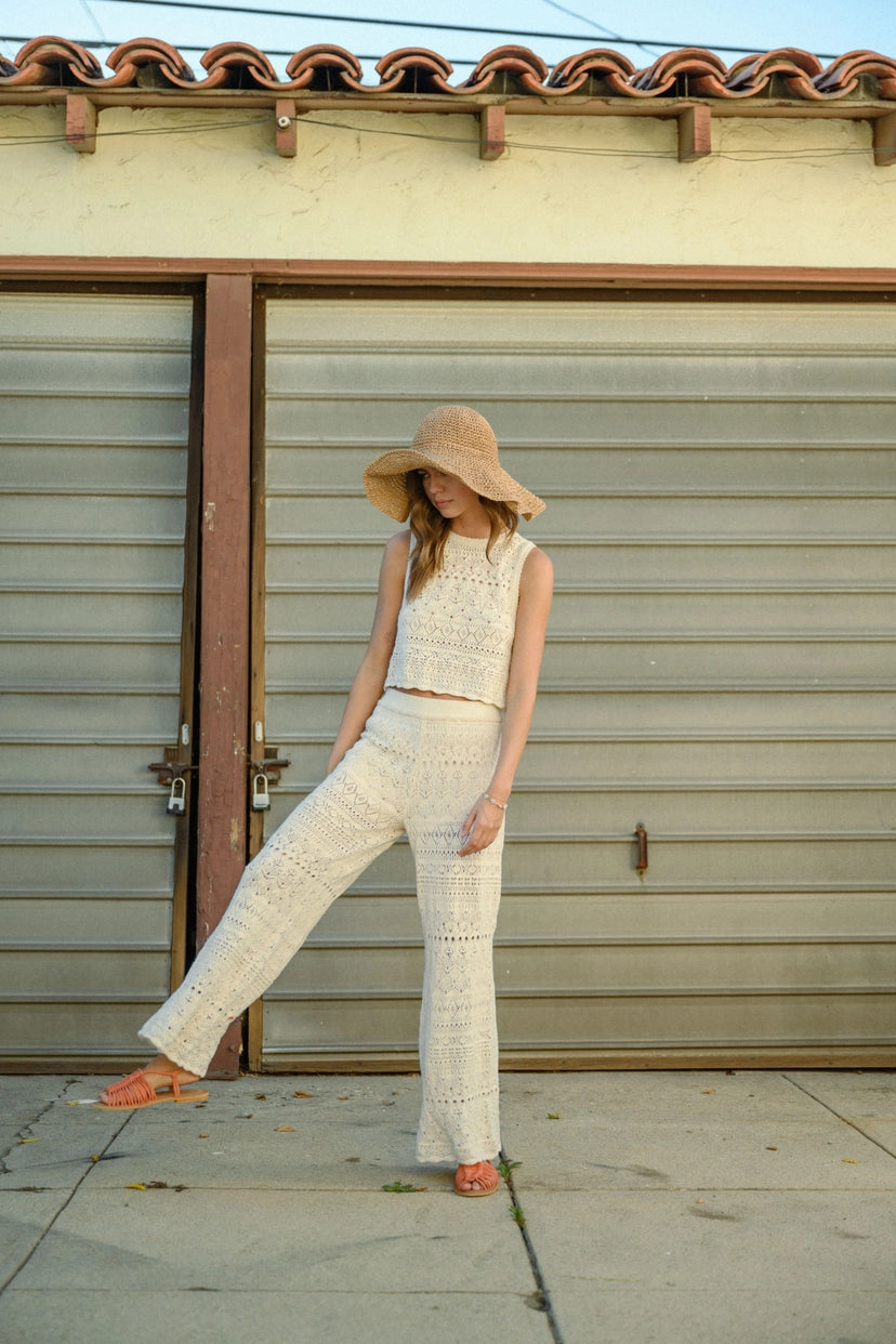 MIOU MUSE Crochet Pants