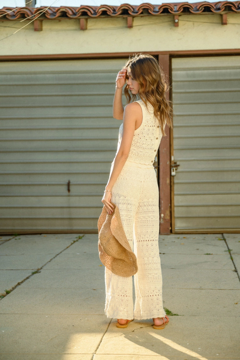 MIOU MUSE Crochet Pants