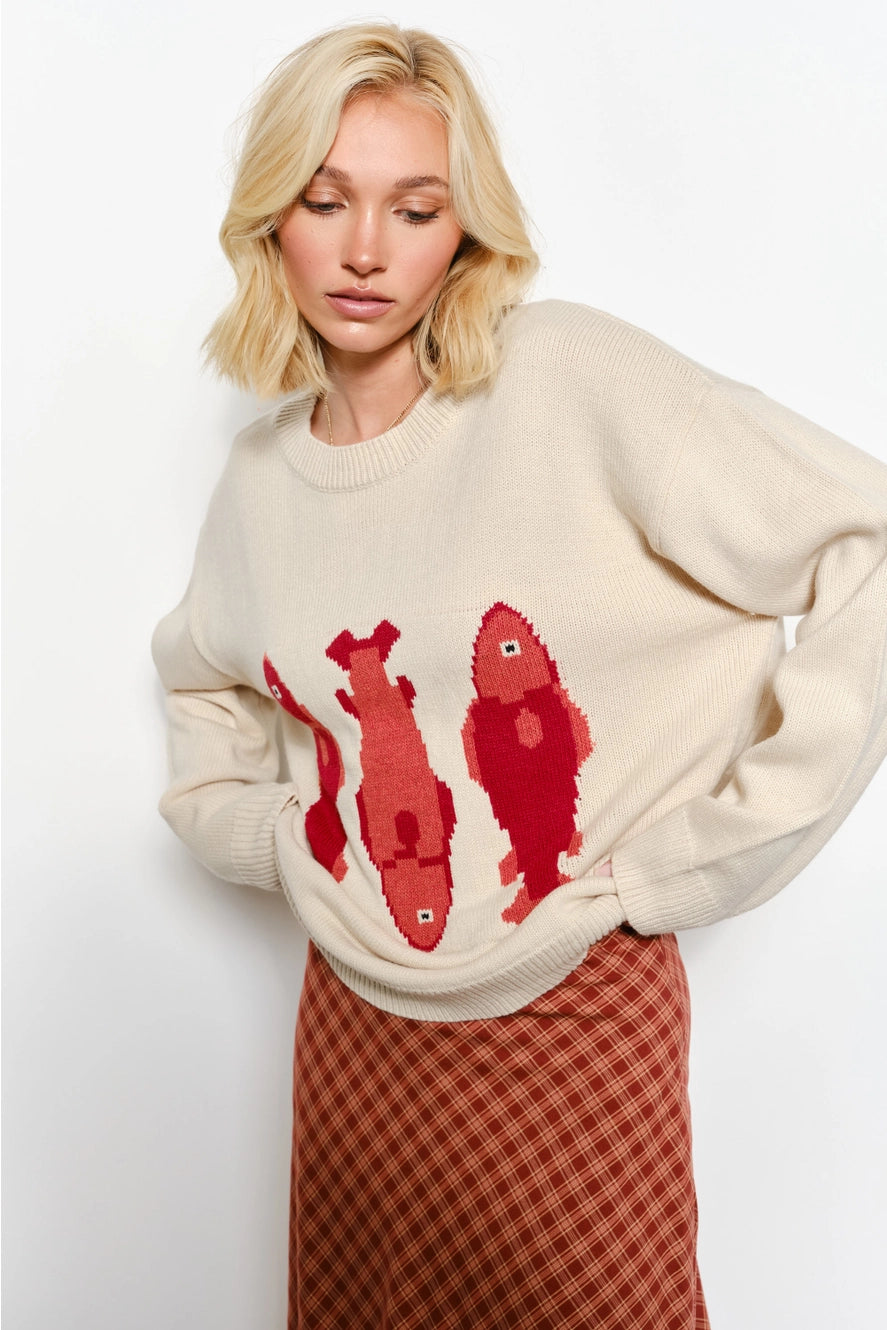 Pretty Garbage Fish Sweater