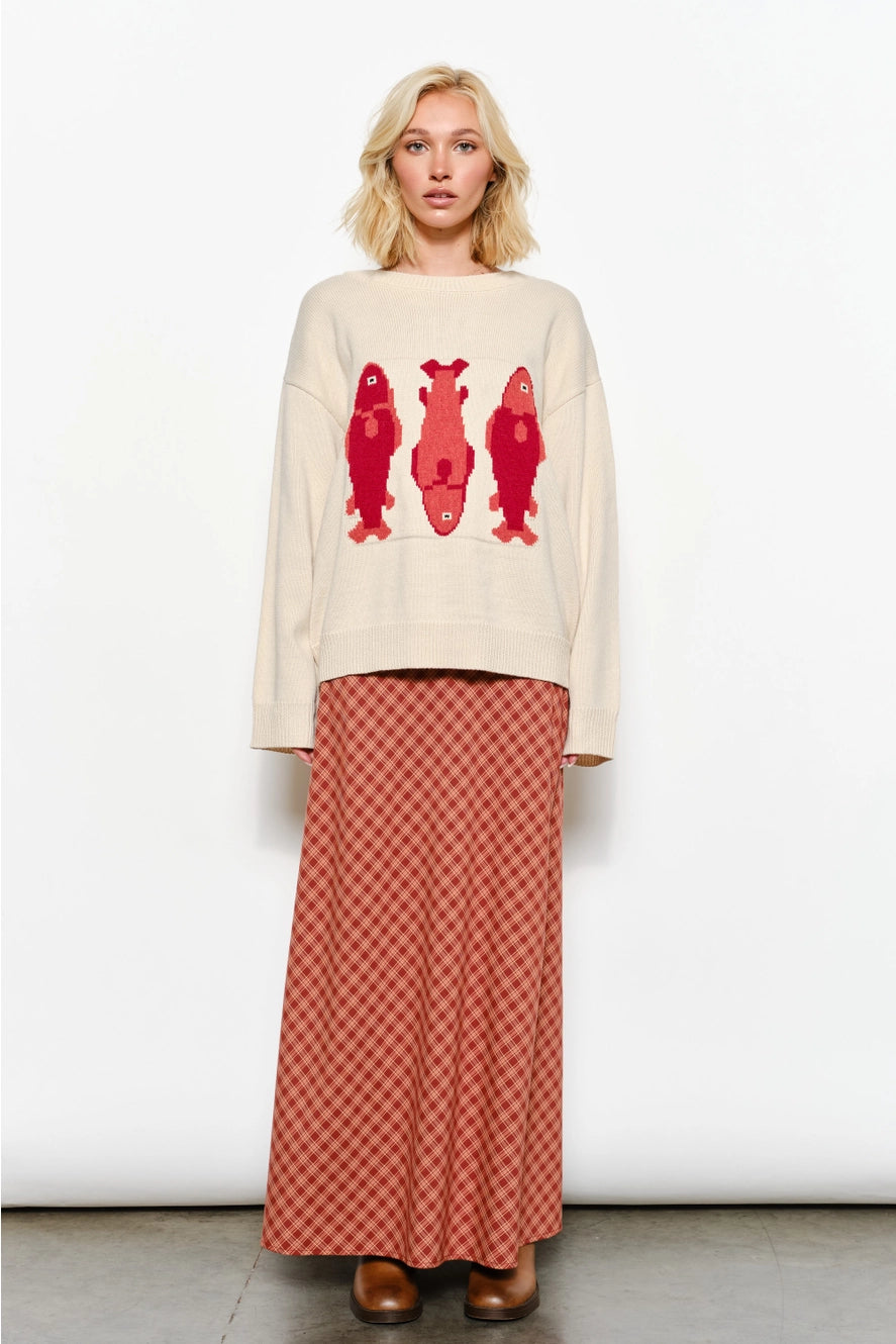 Pretty Garbage Fish Sweater