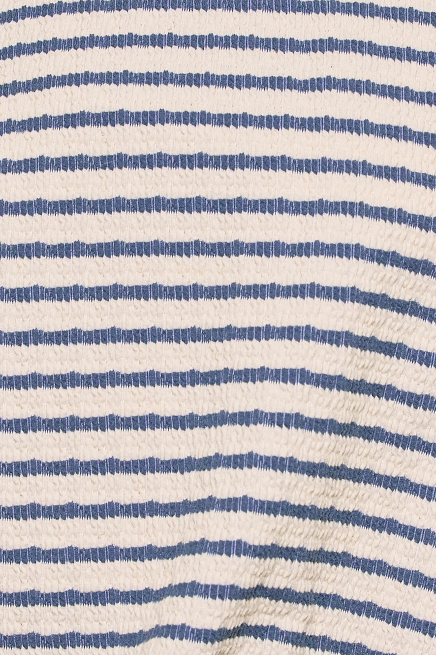 BUCKETLIST Striped Mock Neck