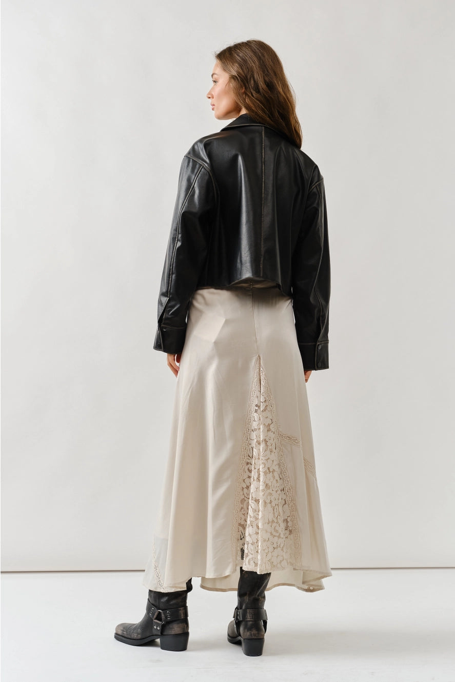 Aaron & Amber Faux Leather Jacket