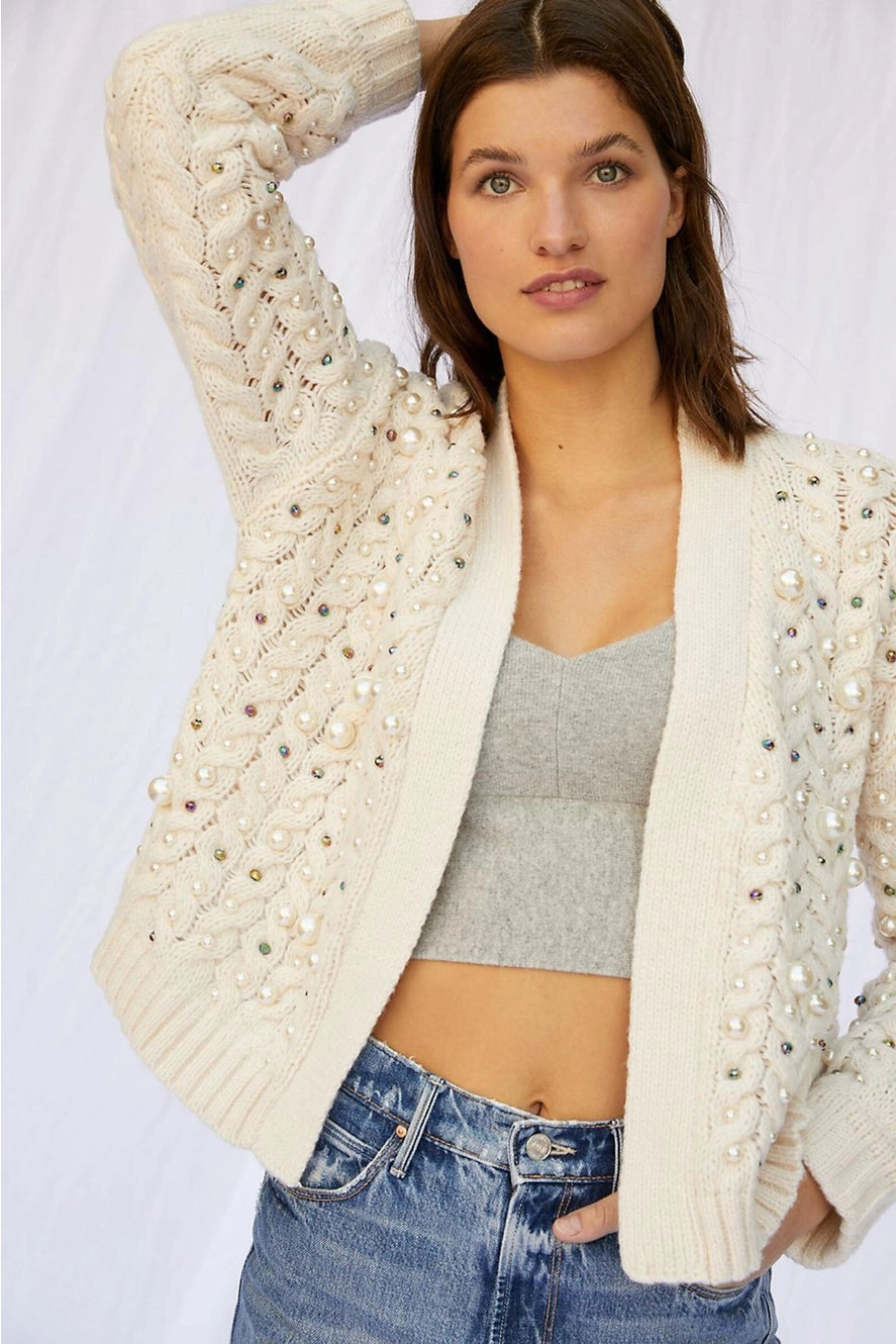 SAACHI Pearl Knit Cardigan