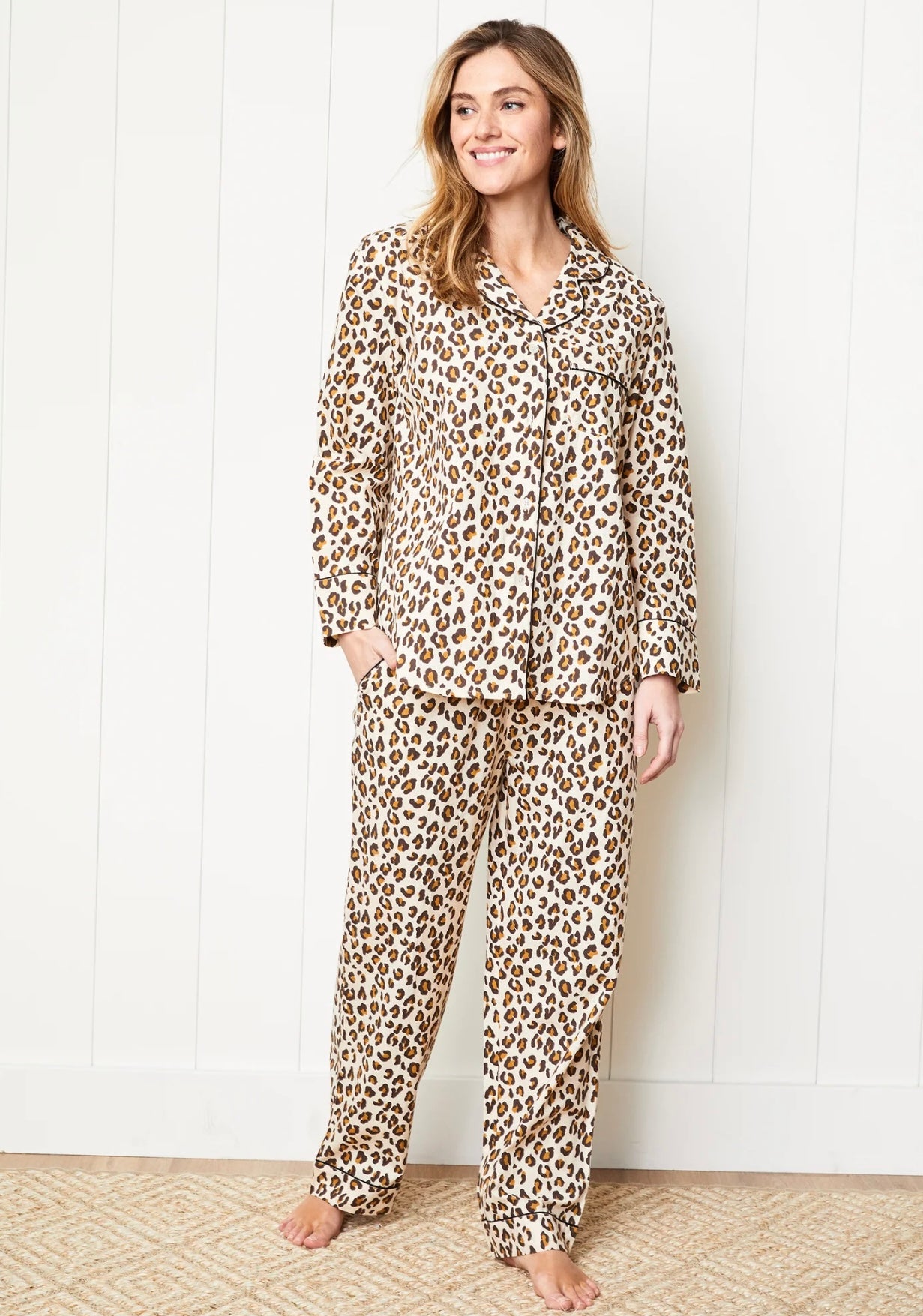 Printfresh Leopard Print Pajama Set