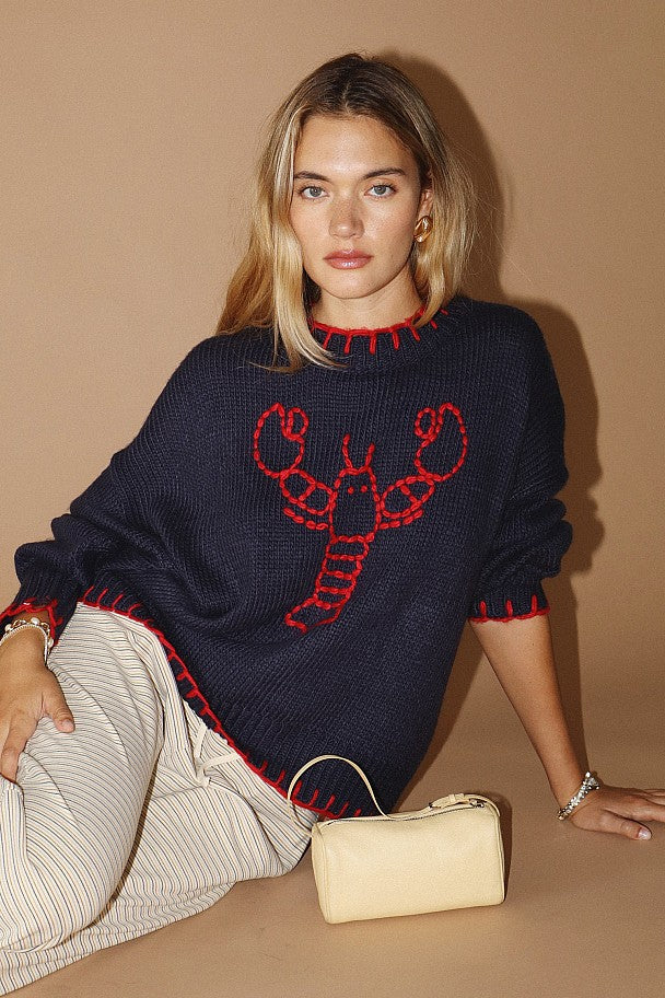 Bailey Rose Lobster Sweater