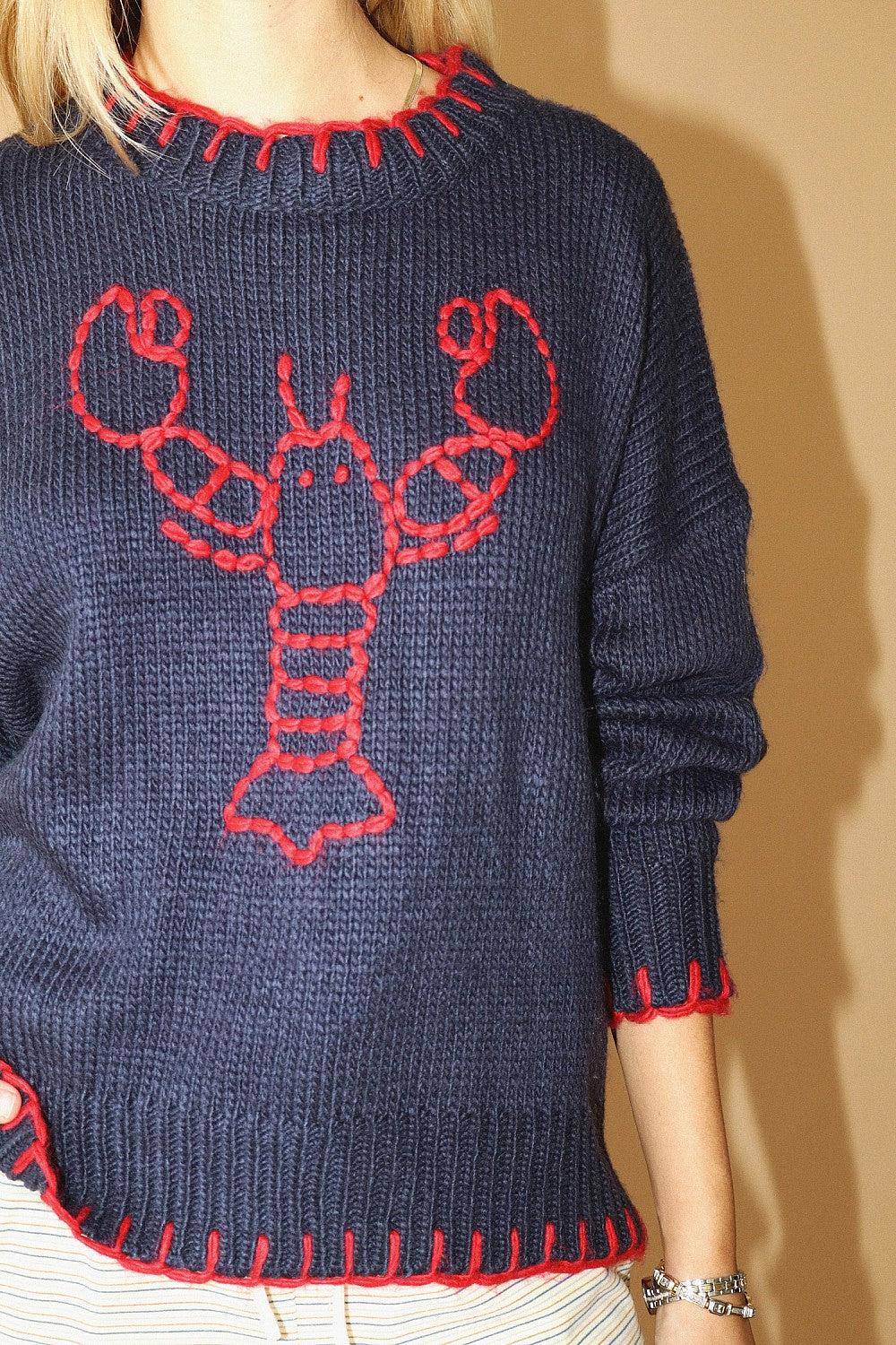 Bailey Rose Lobster Sweater