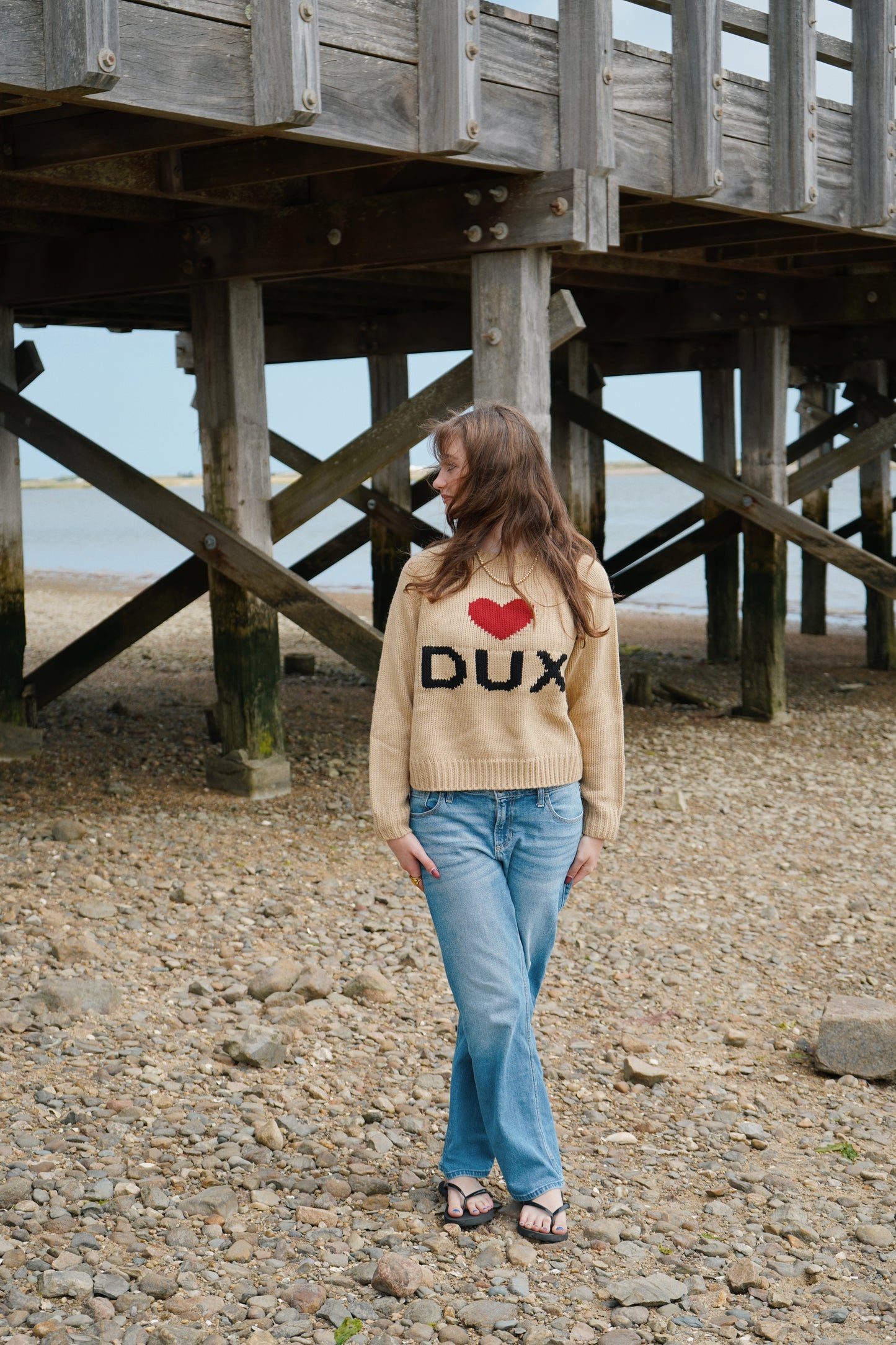 Pink Pineapple Love DUX Sweater
