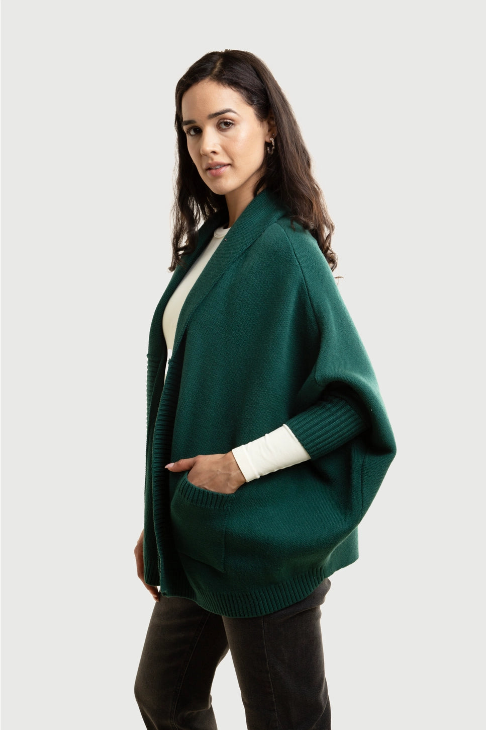 SAACHI Open Front Oversized Cardigan