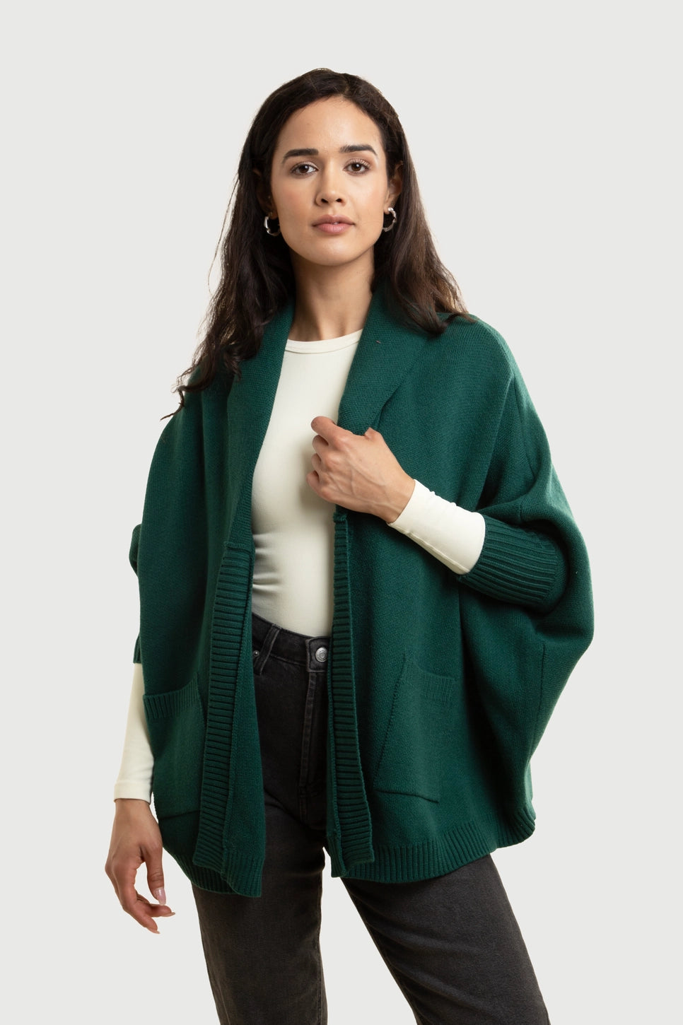 SAACHI Open Front Oversized Cardigan