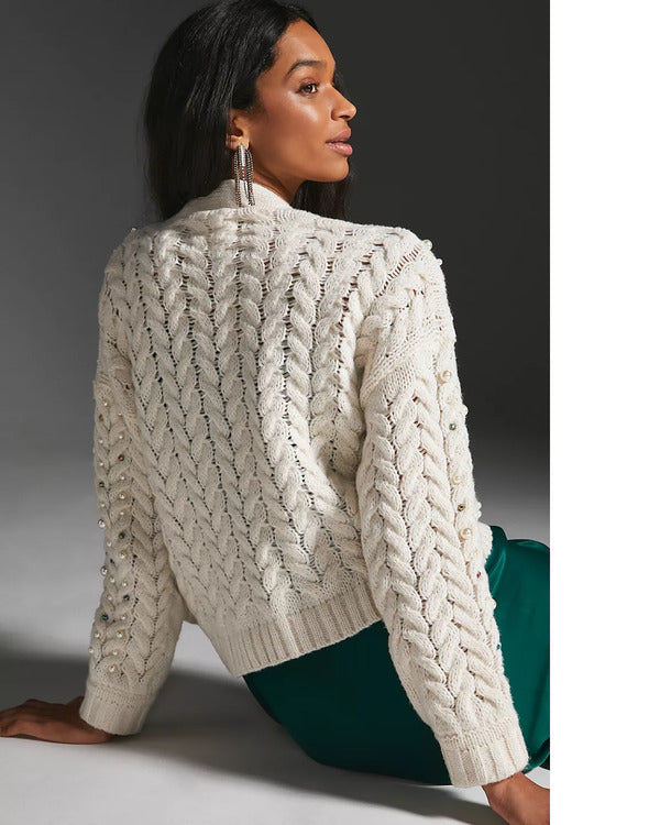 SAACHI Pearl Knit Cardigan