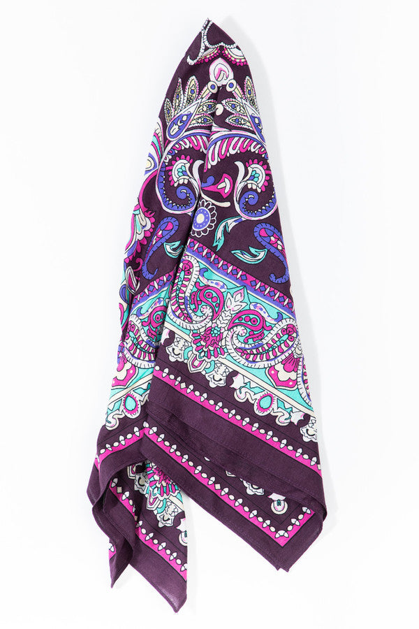 SAACHI Paisley Motif Bandana