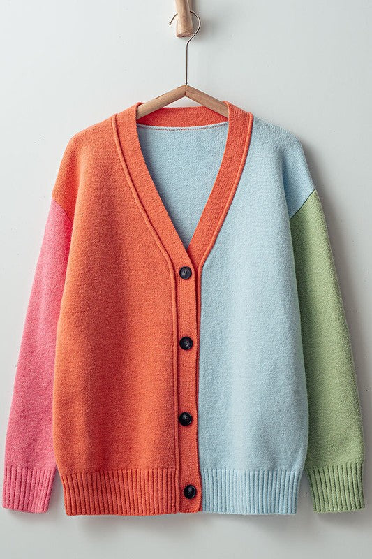 Heyday Multi Color Cardigan Sweater