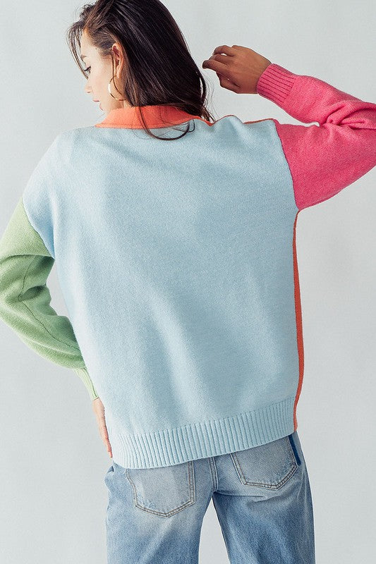 Heyday Multi Color Cardigan Sweater