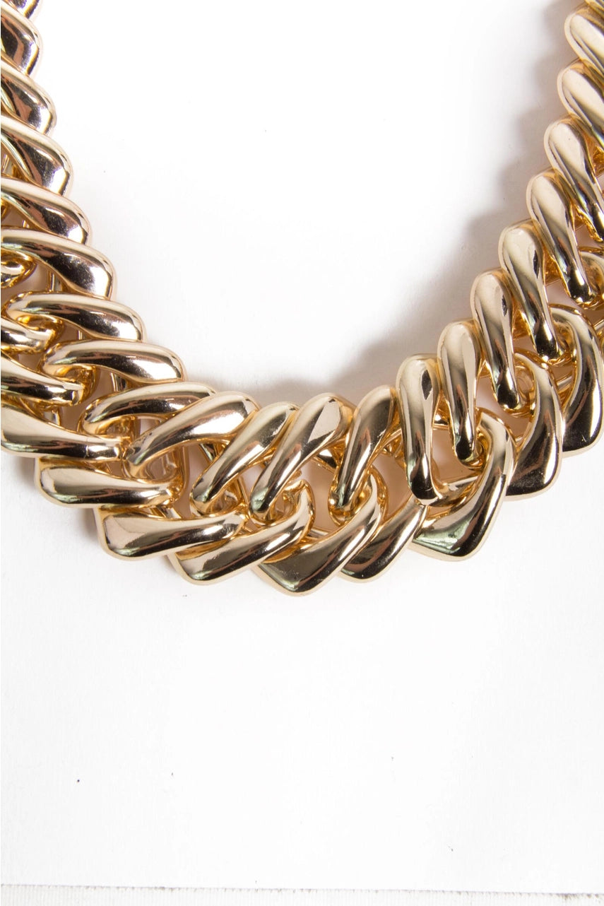 SAACHI Chunky Gold Chain Necklace