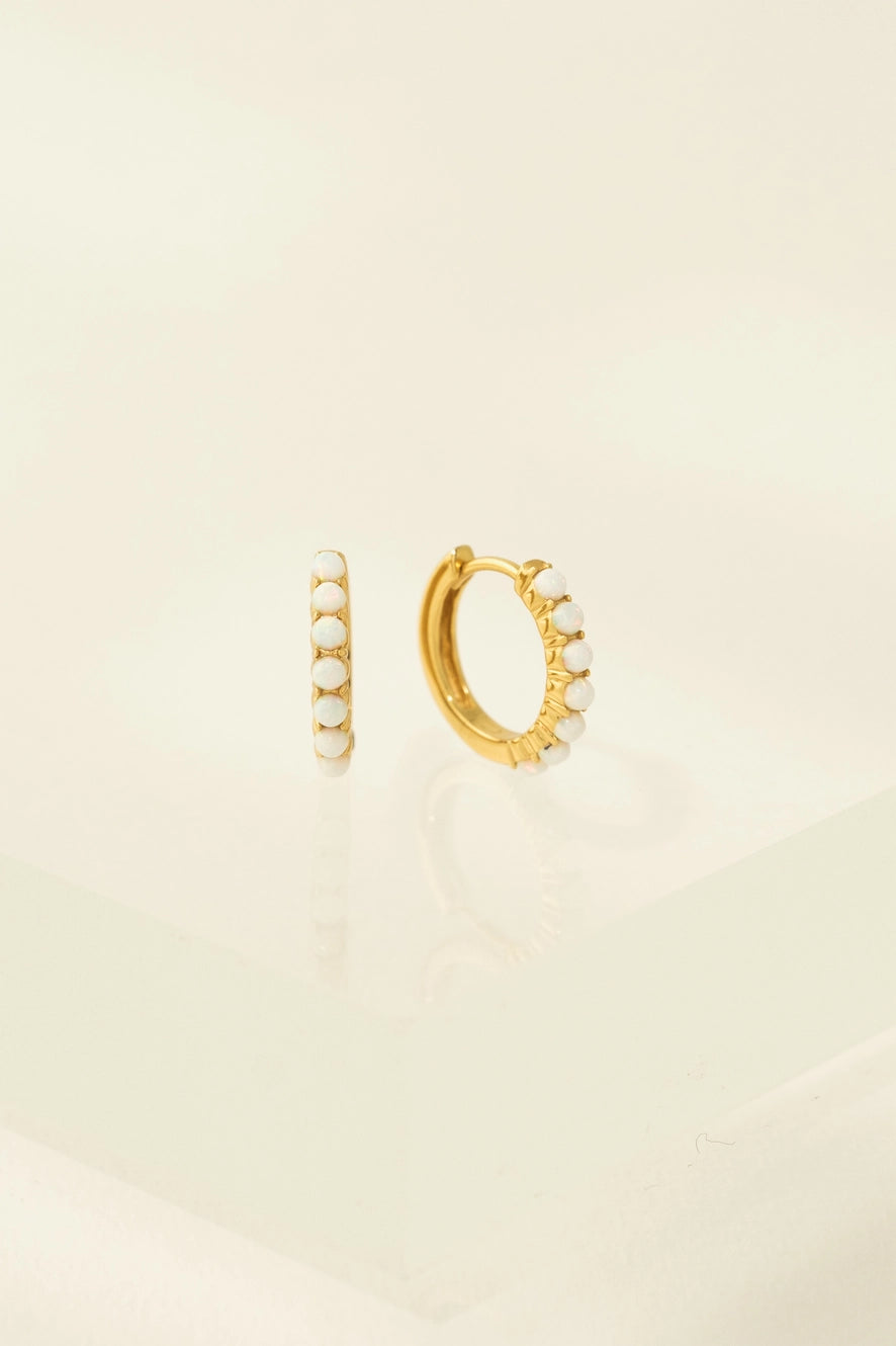 Lover’s Tempo Opal Hoop Earrings