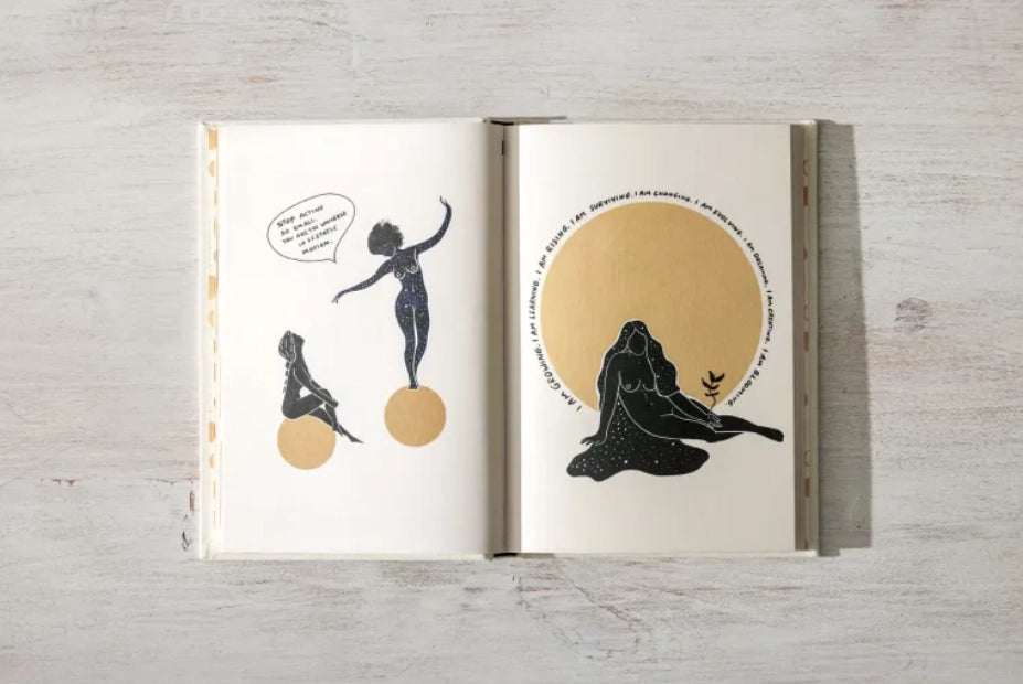The Moon Knows All My Secrets - Inspirational Illustrations Book by Danica Gim