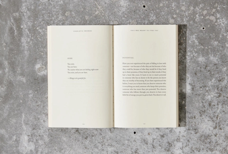 This Was Meant To Find You When You Needed It Most Book by Charlotte Freeman