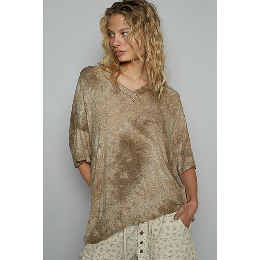POL Leopard Print T-Shirt