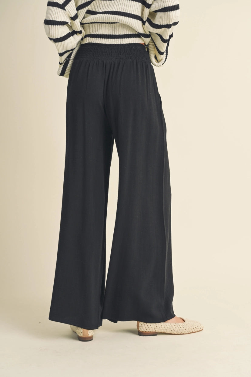 MIOU MUSE Black Flowy Pants