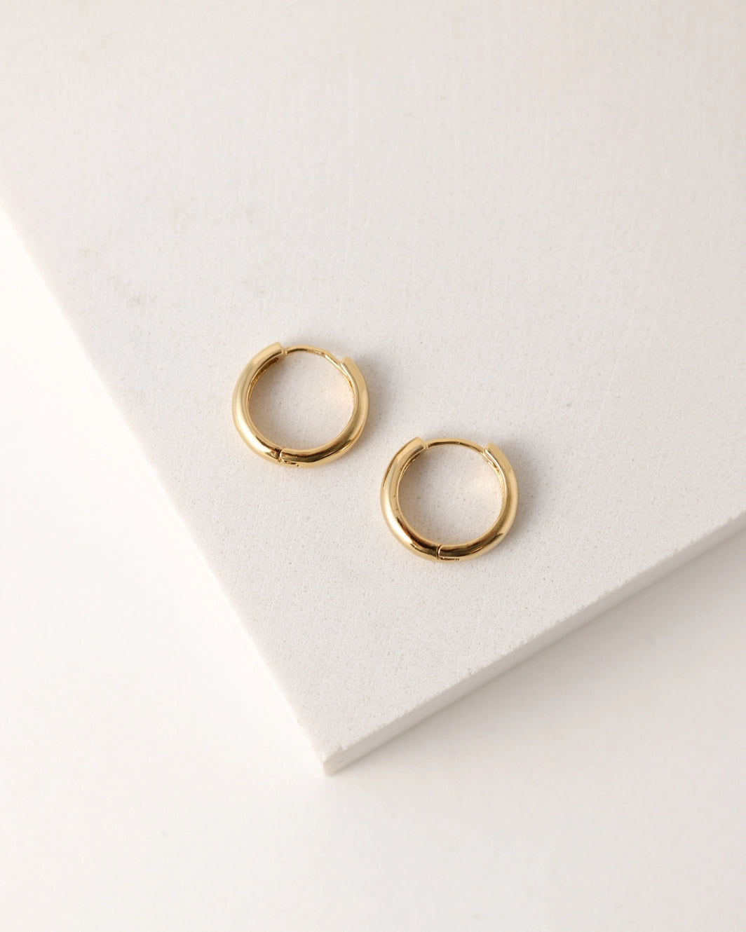 Lover’s Tempo 15mm Gold Hoop Earrings