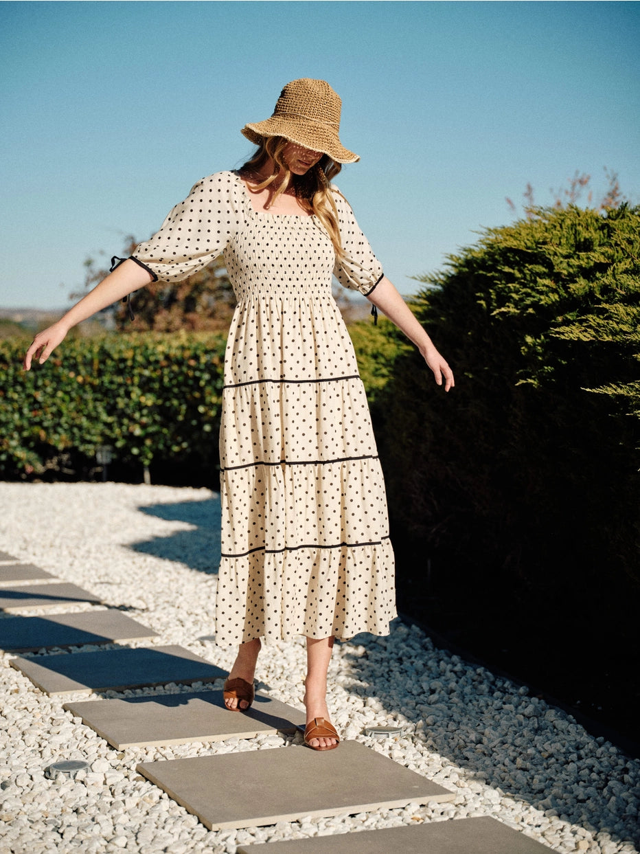Aaron & Amber Polka Dot Dress