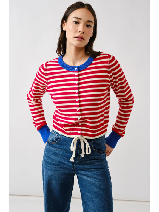 Aaron & Amber Striped Cardigan