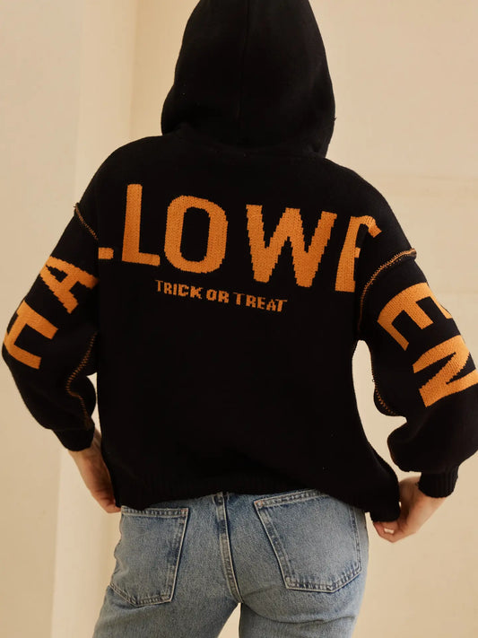Mello. Halloween Trick or Treat Pumpkin Hoodie