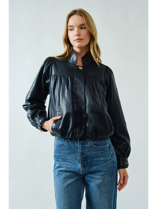 Aaron & Amber Vegan Leather Jacket