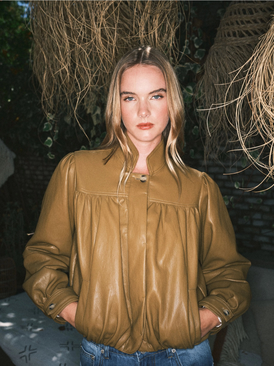 Aaron & Amber Vegan Leather Jacket