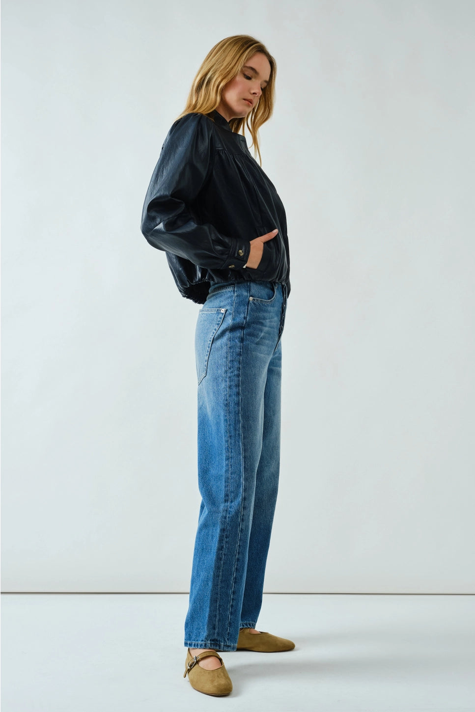 Aaron & Amber Vegan Leather Jacket